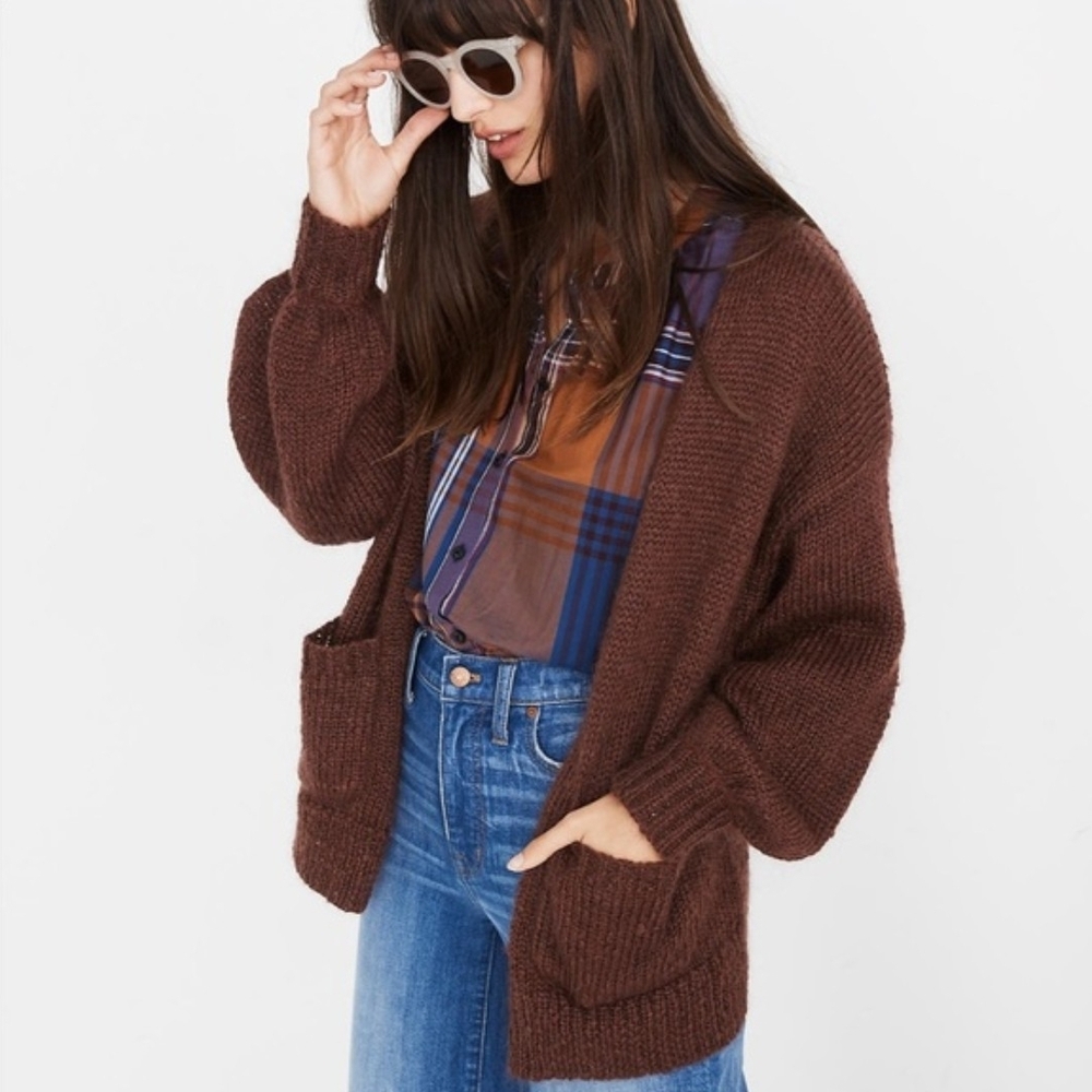 SOLD - Madewell Balloon Sleeve Cardigan XXS